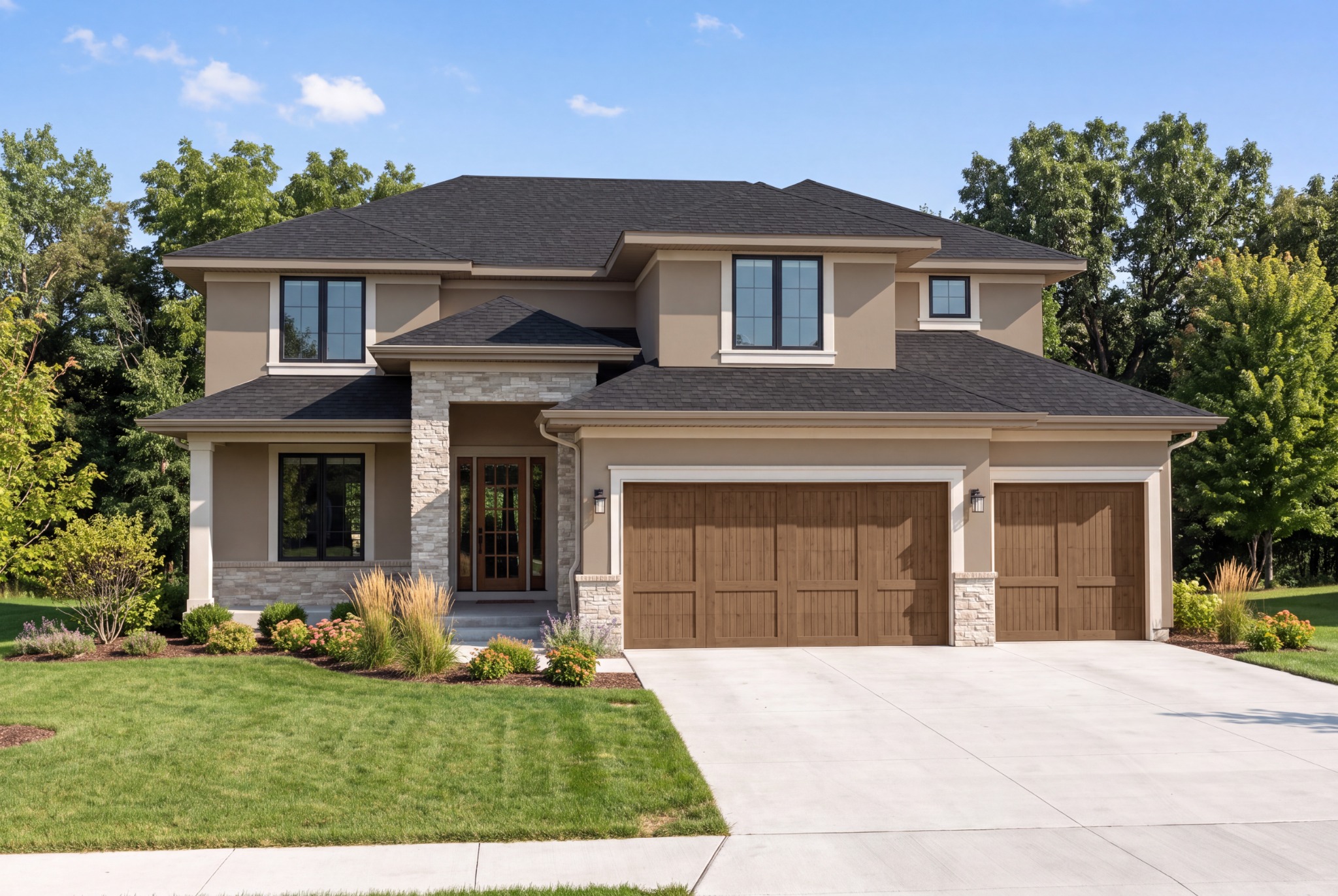Exterior rendering of the Mugrage Homes 2 Story plan